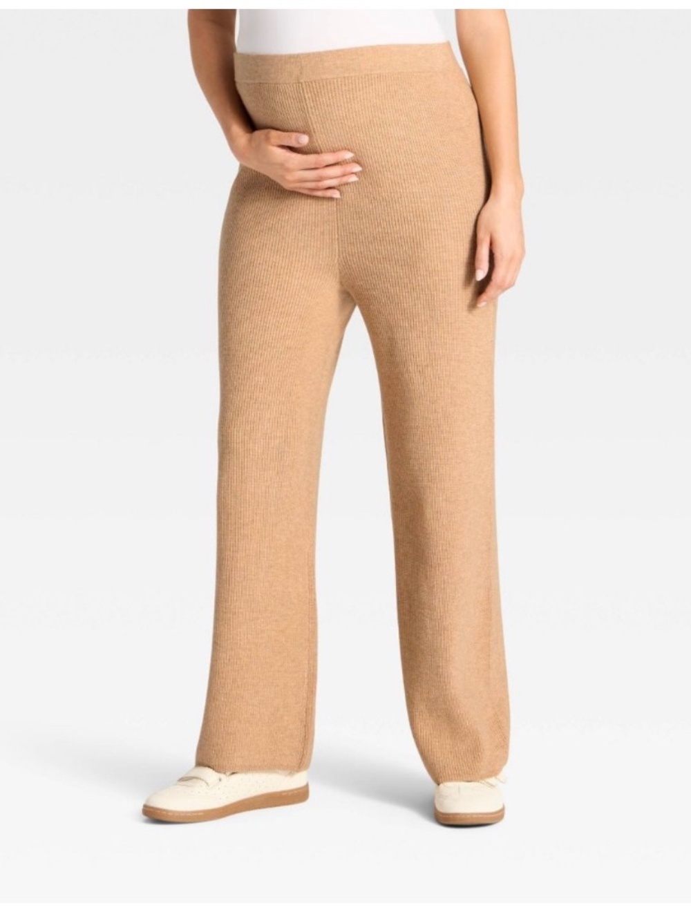Isabel by Ingrid Isabel Straight Maternity Pull-On Pants. Sz L.